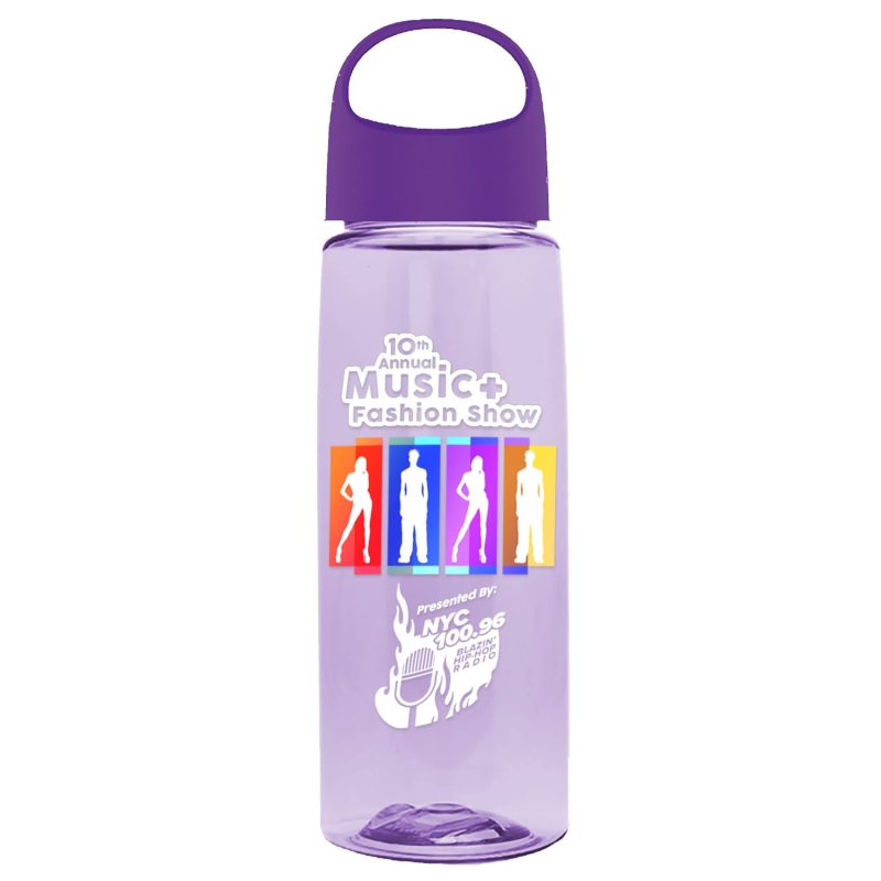 Garyline® Flair Tritan® Bottle with Oval Crest Lid - 26 oz.-8