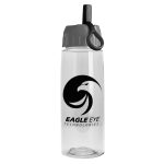 Garyline® Flair Tritan® Bottle with Ring-Straw Lid - 26 oz.-1