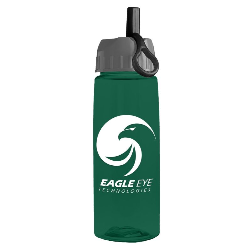 Garyline® Flair Tritan® Bottle with Ring-Straw Lid - 26 oz.-5