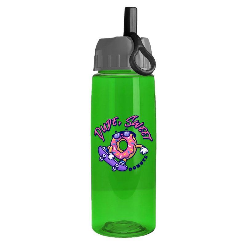 Garyline® Flair Tritan® Bottle with Ring-Straw Lid - 26 oz.-6
