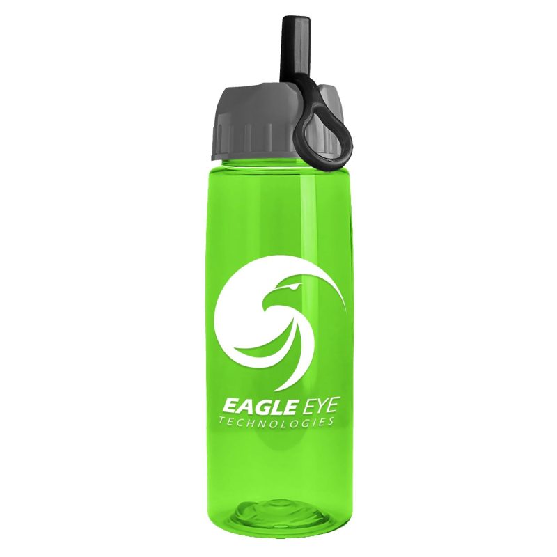 Garyline® Flair Tritan® Bottle with Ring-Straw Lid - 26 oz.-9