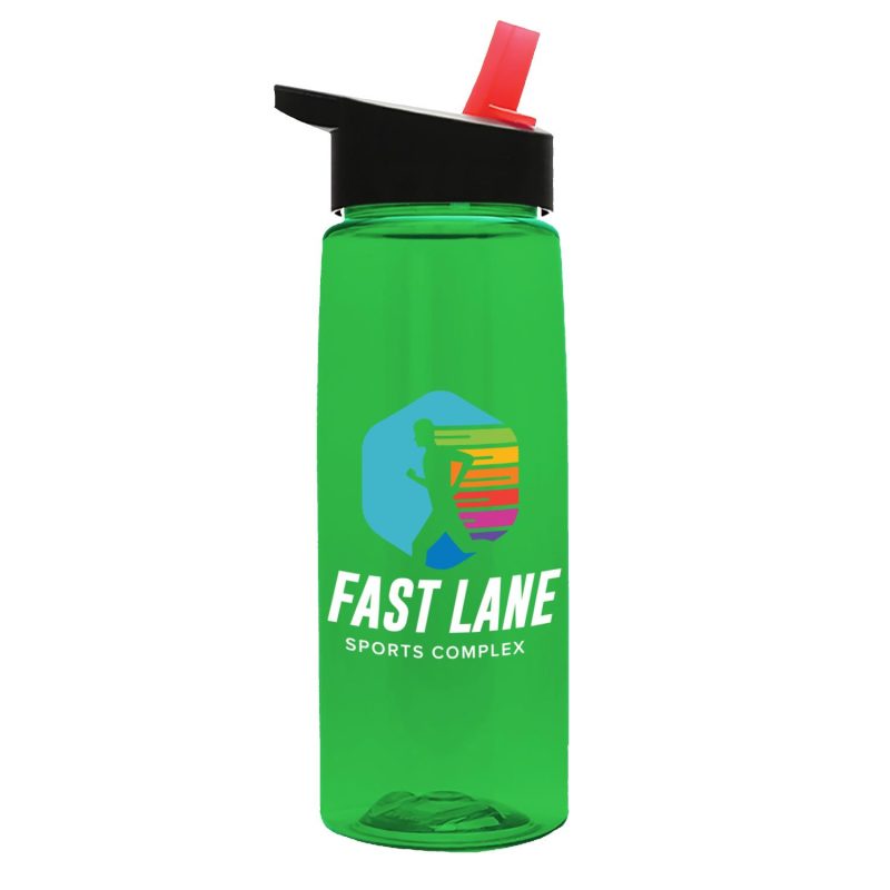 Garyline® Flair Tritan® Renew Bottle with Flip-Straw Lid - 26 oz.-4