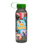 Garyline® Flat-Sided Tritan® Bottle with Tethered Lid - 24 oz.-2