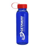 Garyline® Flat-Sided Tritan® Bottle with Tethered Lid - 24 oz.-3