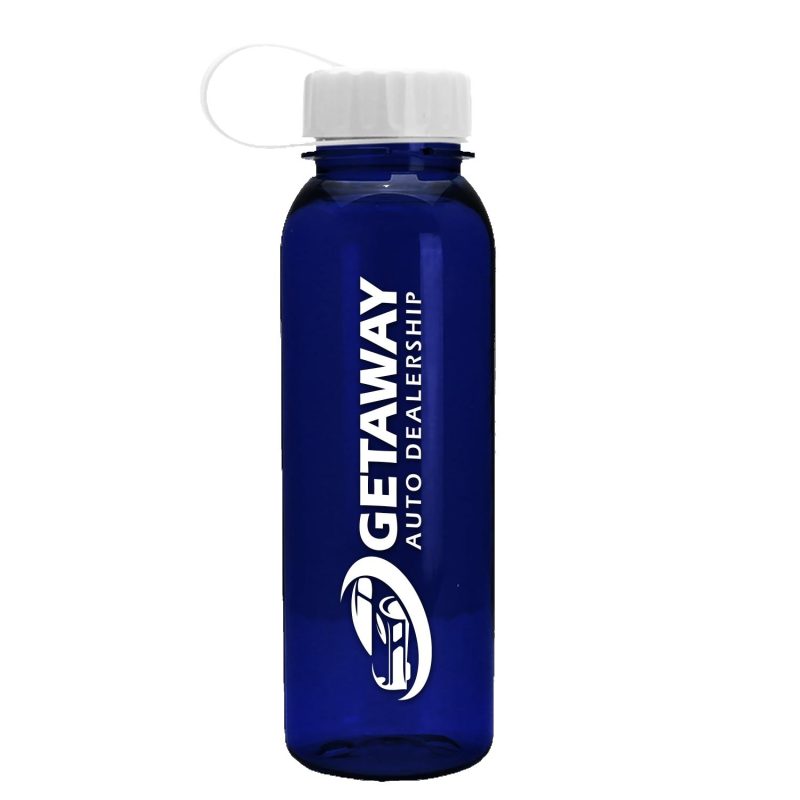 Garyline® Flat-Sided Tritan® Bottle with Tethered Lid - 24 oz.-5
