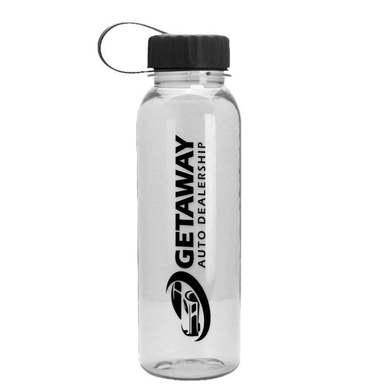 Garyline®-Flat-Sided-Tritan®-Bottle-with-Tethered-Lid-24-oz-TXB241T Garyline® Flat-Sided Tritan® Bottle with Tethered Lid - 24 oz.-1