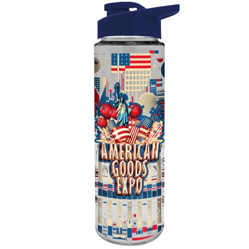 Garyline® Freedom Tritan® Bottle with Drink-Thru Lid - 28 oz.-2