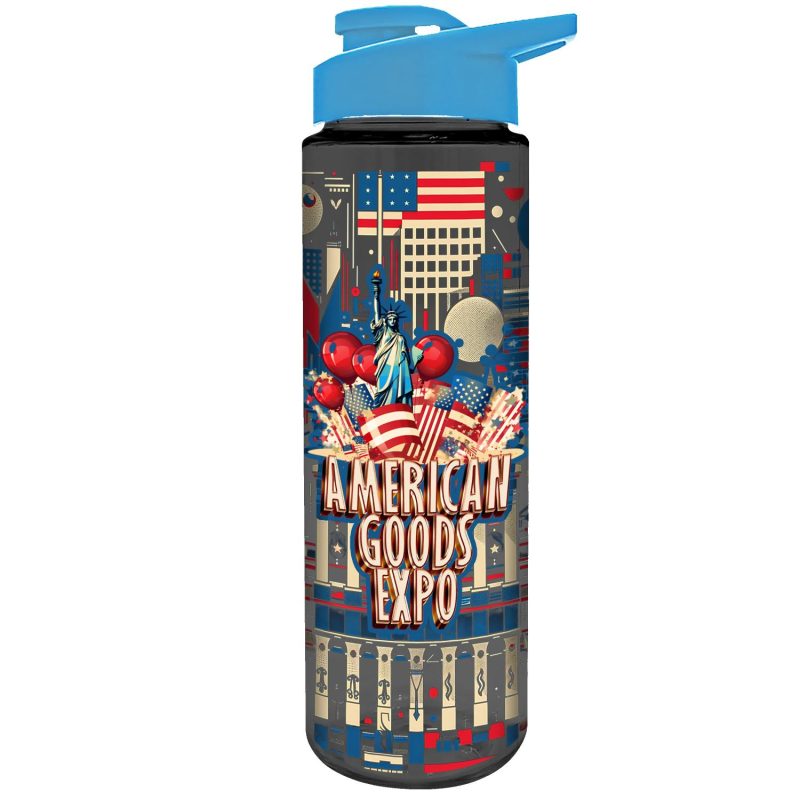 Garyline® Freedom Tritan® Bottle with Drink-Thru Lid - 28 oz.-4