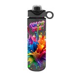 Garyline® Freedom Tritan® Bottle with Two-Tone Drink-Thru Lid with Silicone Loop - 28 oz.-2