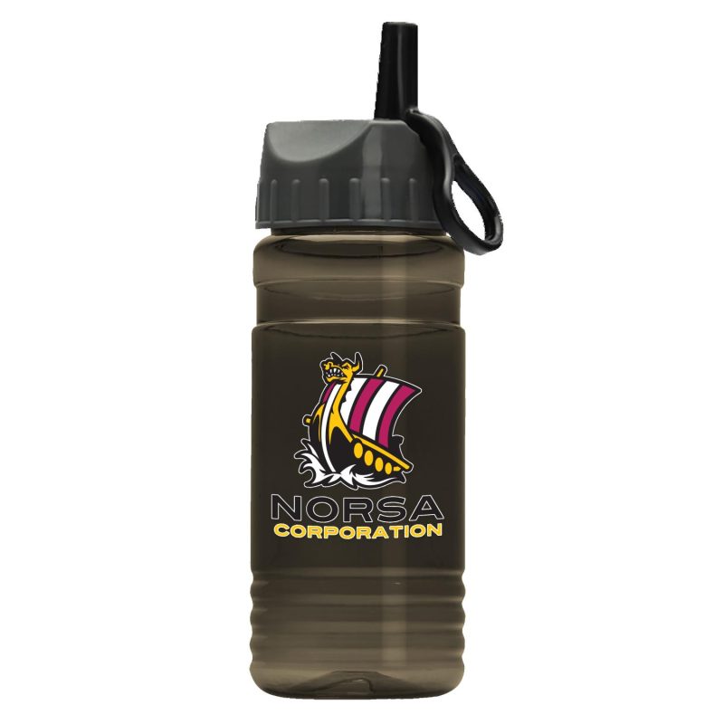 Garyline® Groove Tritan® Bottle with Ring-Straw Lid - 20 oz.-2