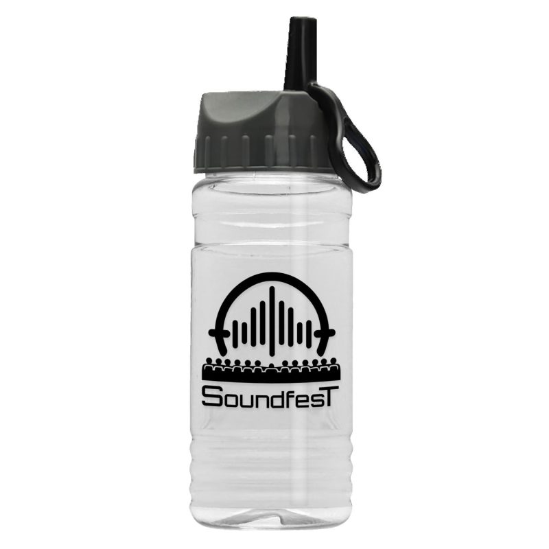 Garyline® Groove Tritan® Bottle with Ring-Straw Lid - 20 oz.-1