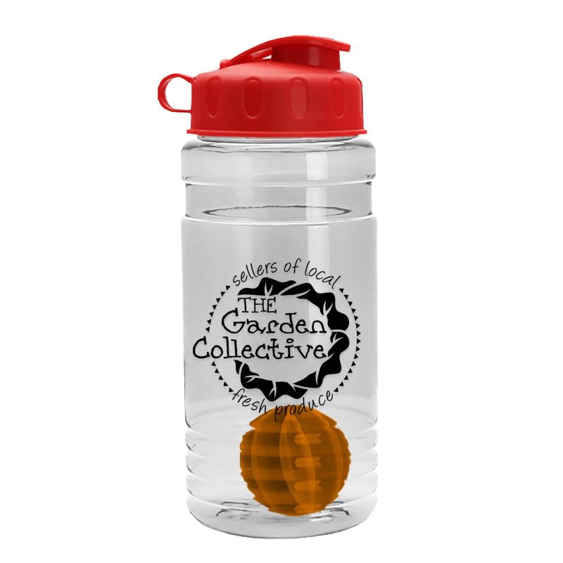 Garyline® Groove Tritan® Shaker Bottle with Flip-Top Lid and Mixing Ball - 20 oz.-2