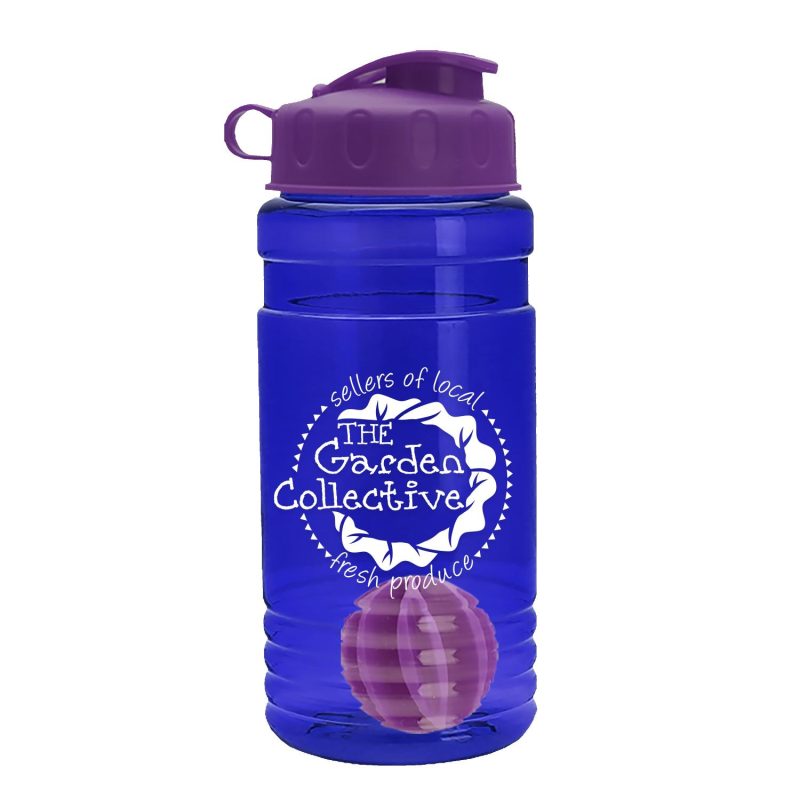 Garyline® Groove Tritan® Shaker Bottle with Flip-Top Lid and Mixing Ball - 20 oz.-6