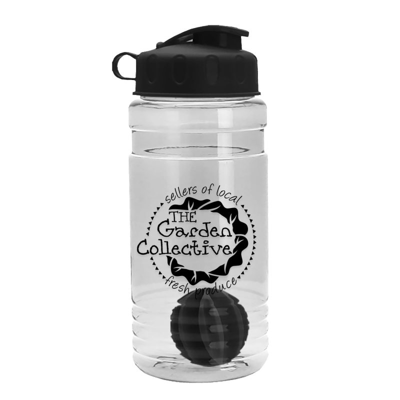 Garyline® Groove Tritan® Shaker Bottle with Flip-Top Lid and Mixing Ball - 20 oz.-1