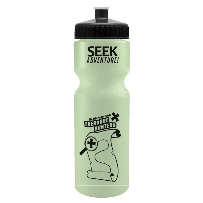 Garyline®-Journey-Glow-in-the-Dark-Bike-Bottle-28-oz-WB28G Garyline® Journey Glow-in-the-Dark Bike Bottle - 28 oz.-1