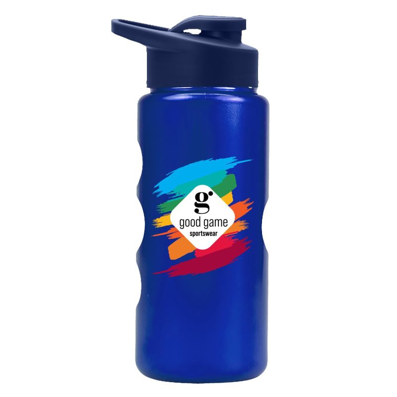 Garyline® Mini Peak Tritan® Metallike Bottle with Drink-Thru Lid - 22 oz.-5