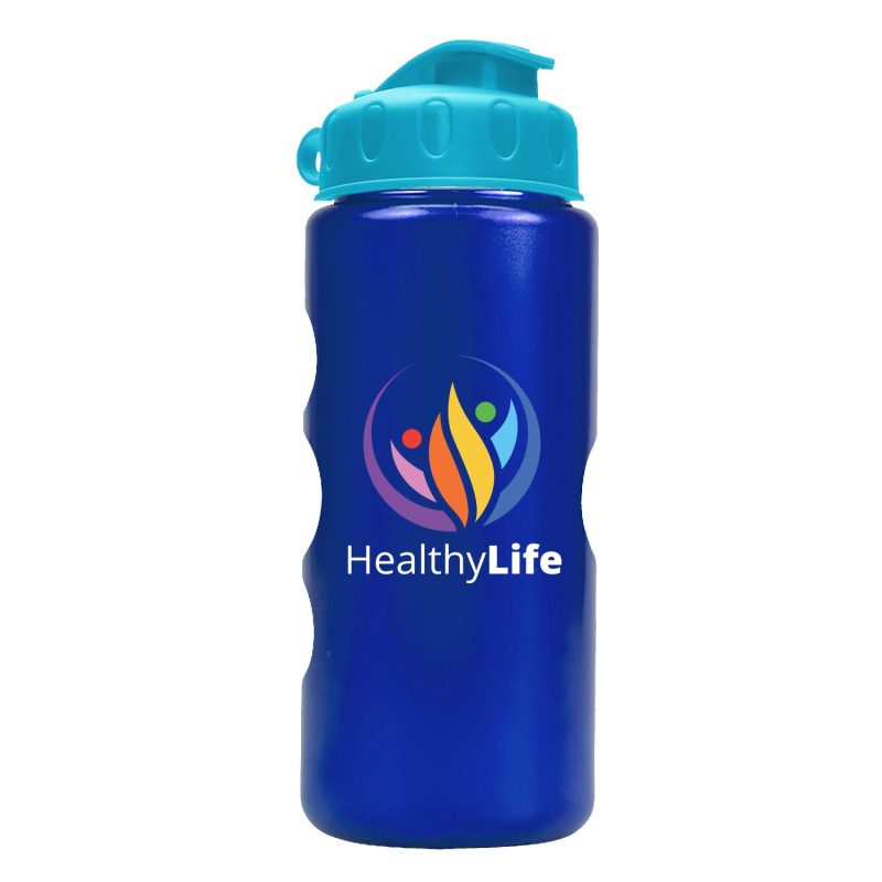 Garyline® Mini Peak Tritan® Metallike Bottle with Flip-Top Lid - 22 oz.-3