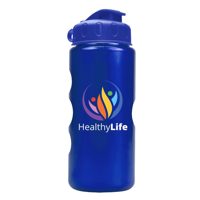 Garyline® Mini Peak Tritan® Metallike Bottle with Flip-Top Lid - 22 oz.-4