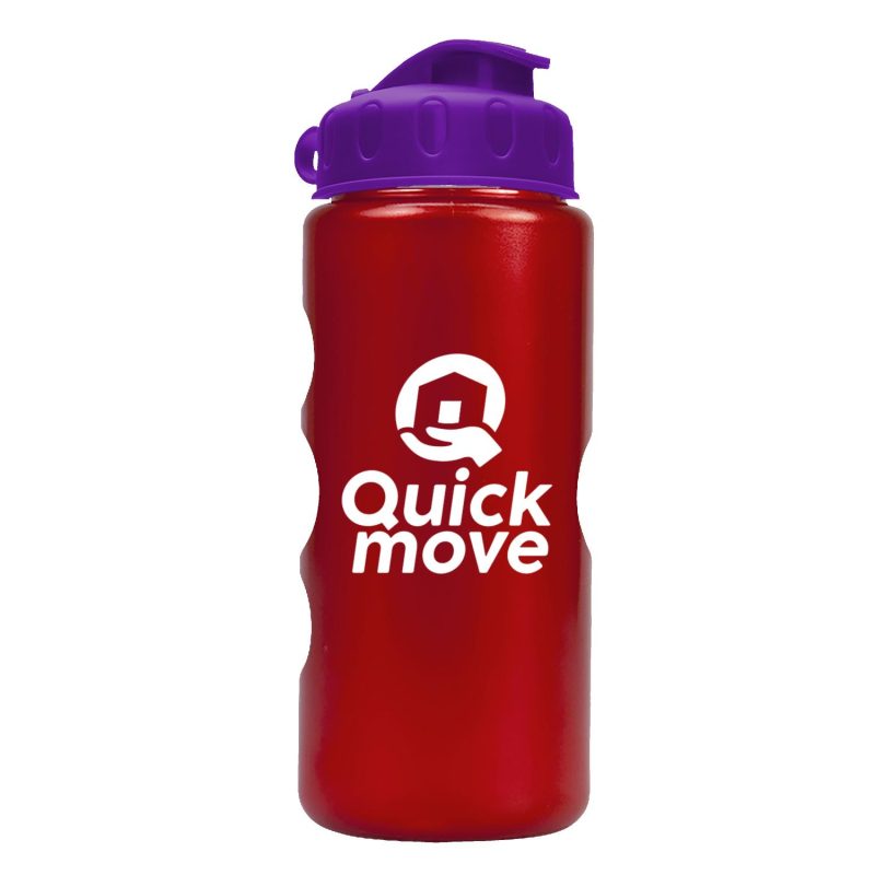 Garyline® Mini Peak Tritan® Metallike Bottle with Flip-Top Lid - 22 oz.-6