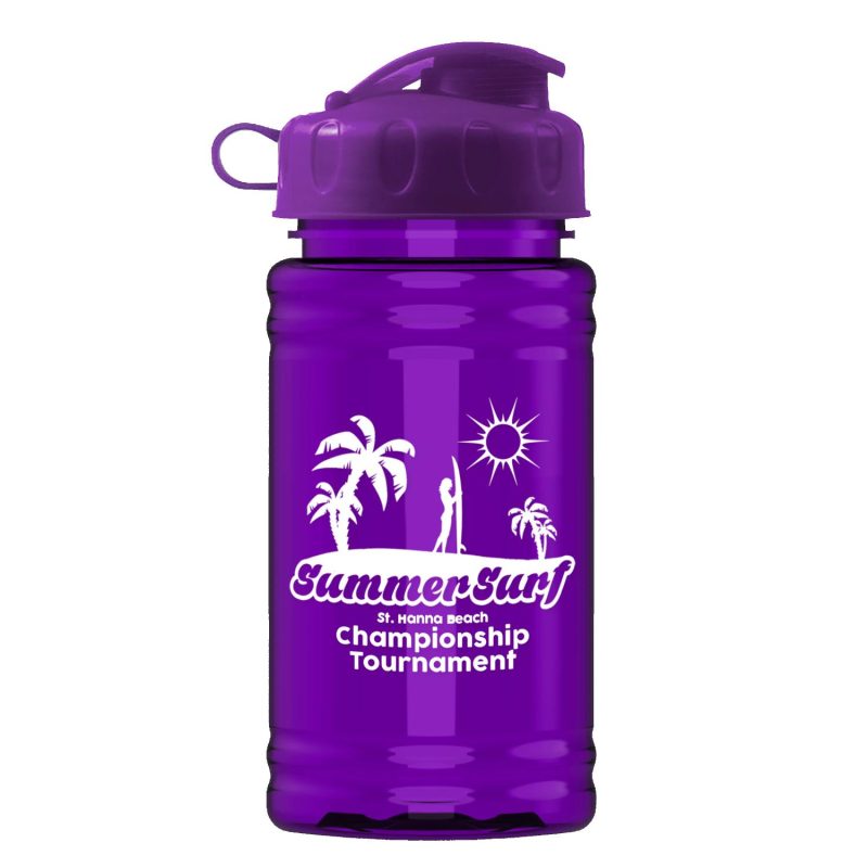 Garyline® Mini RPET Bottle with Flip Lid - 16 oz.-7