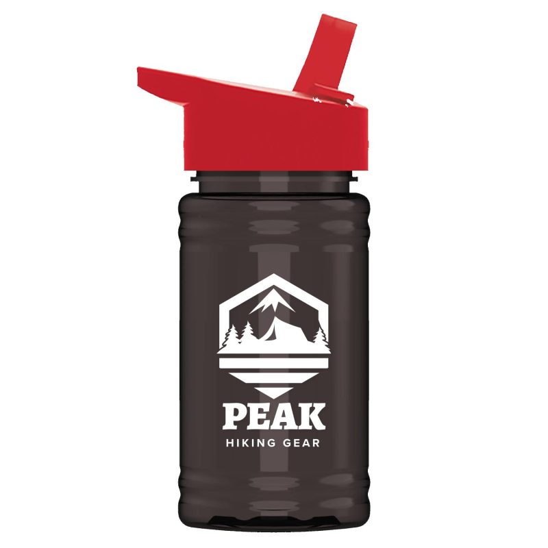 Garyline® Mini RPET Bottle with Flip-Straw Lid - 16 oz.-5
