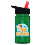 Garyline® Mini RPET Bottle with Flip-Straw Lid - 16 oz.-8
