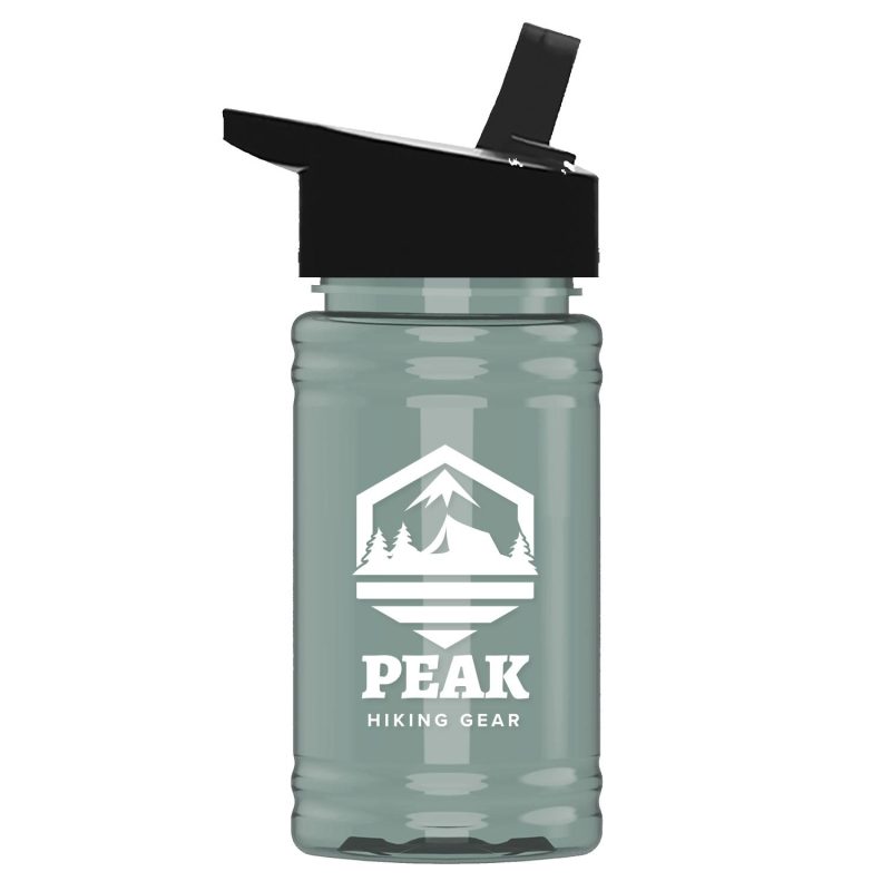 Garyline® Mini RPET Bottle with Flip-Straw Lid - 16 oz.-1