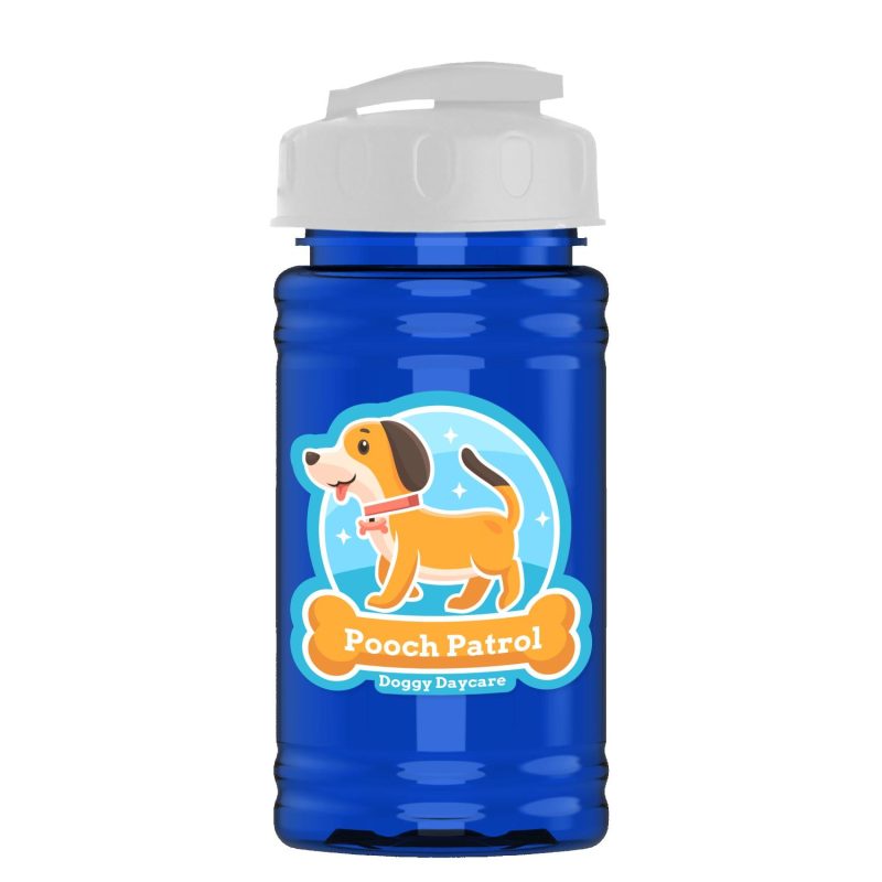 Garyline® Mini RPET Bottle with Flip-Top Lid - 16 oz.-6