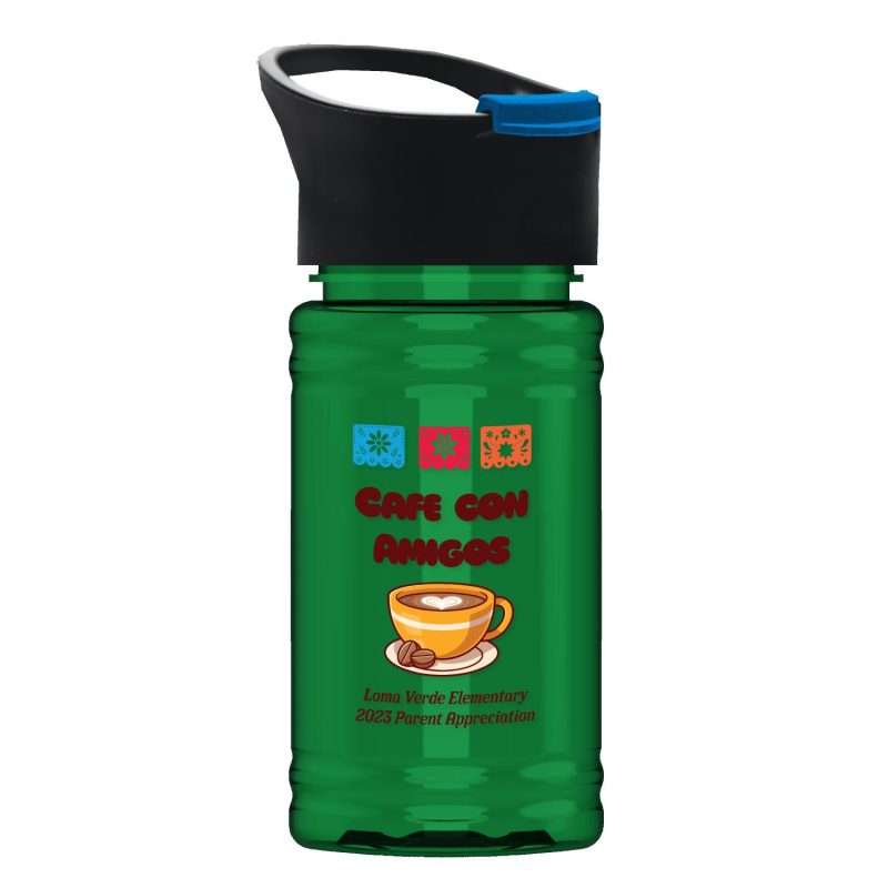 Garyline® Mini RPET Bottle with Pop-Up Lid - 16 oz.-4