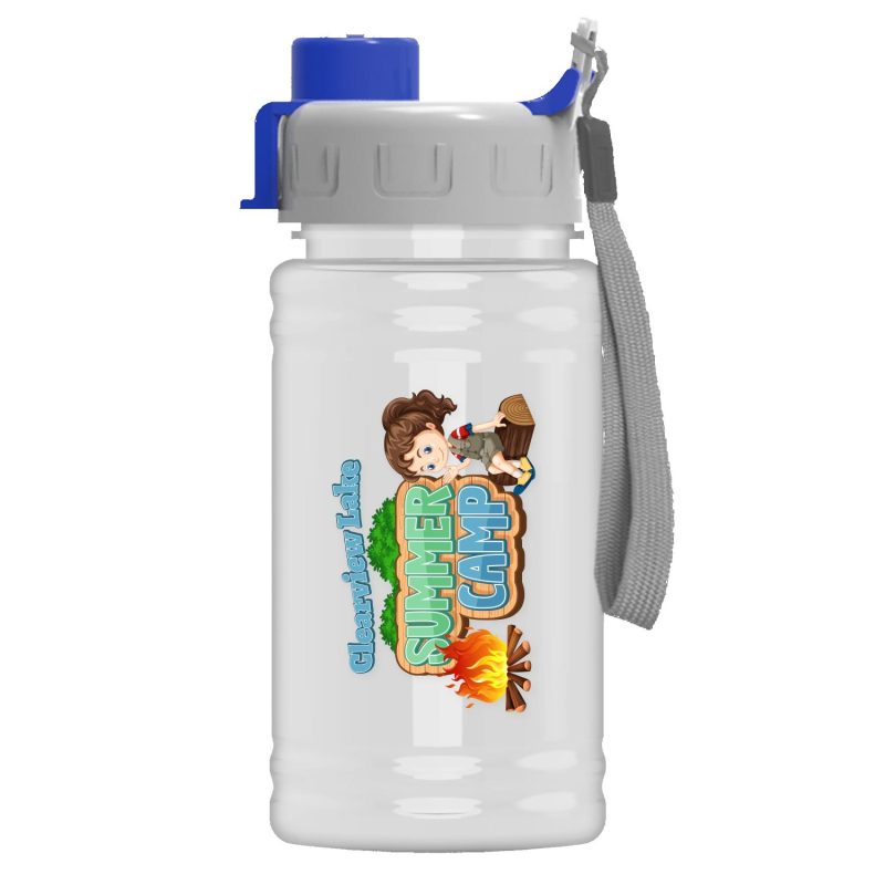 Garyline® Mini RPET Bottle with Quick-Snap Lid - 16 oz.-8