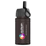 Garyline® Mini RPET Bottle with Ring-Straw Lid - 16 oz.-2