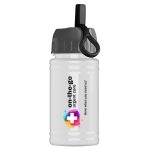 Garyline® Mini RPET Bottle with Ring-Straw Lid - 16 oz.-8