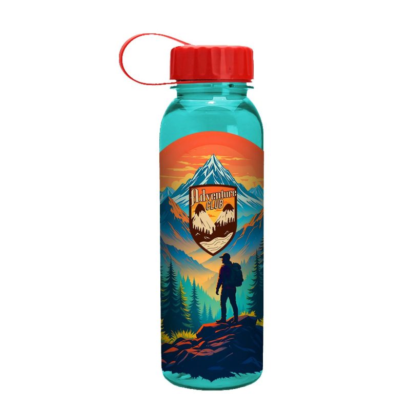 Garyline® Outdoorsman Tritan® Bottle with Tethered Lid - 24 oz.-8