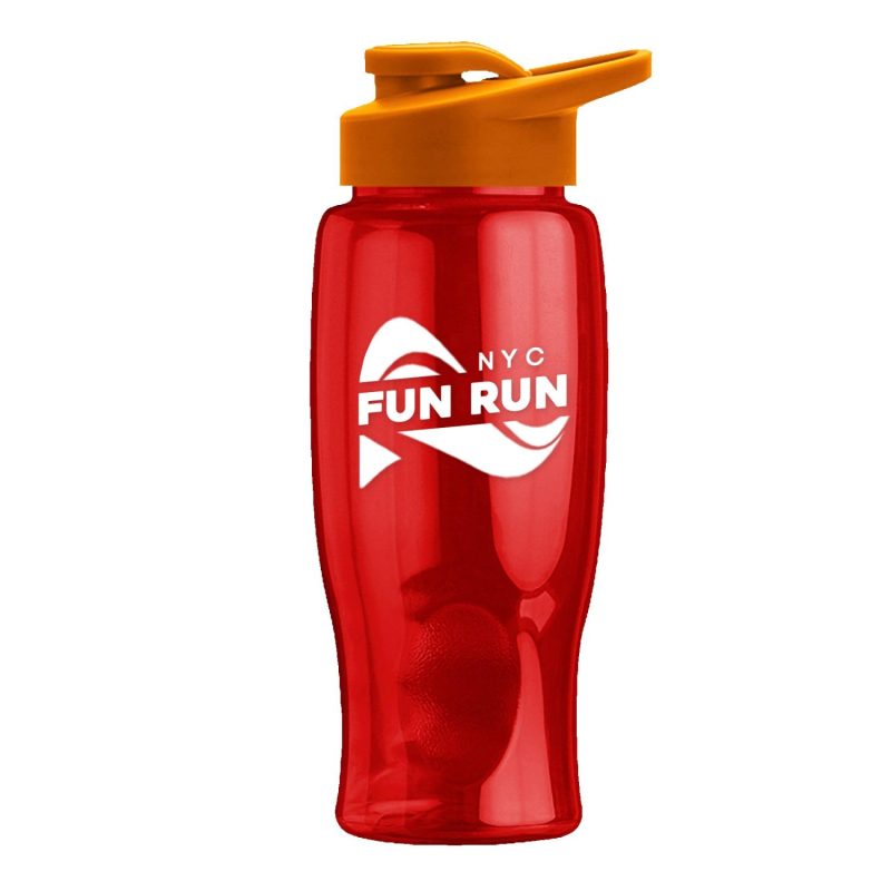 Garyline® Poly+ Bottle with Drink-Thru Lid - 27 oz.-7