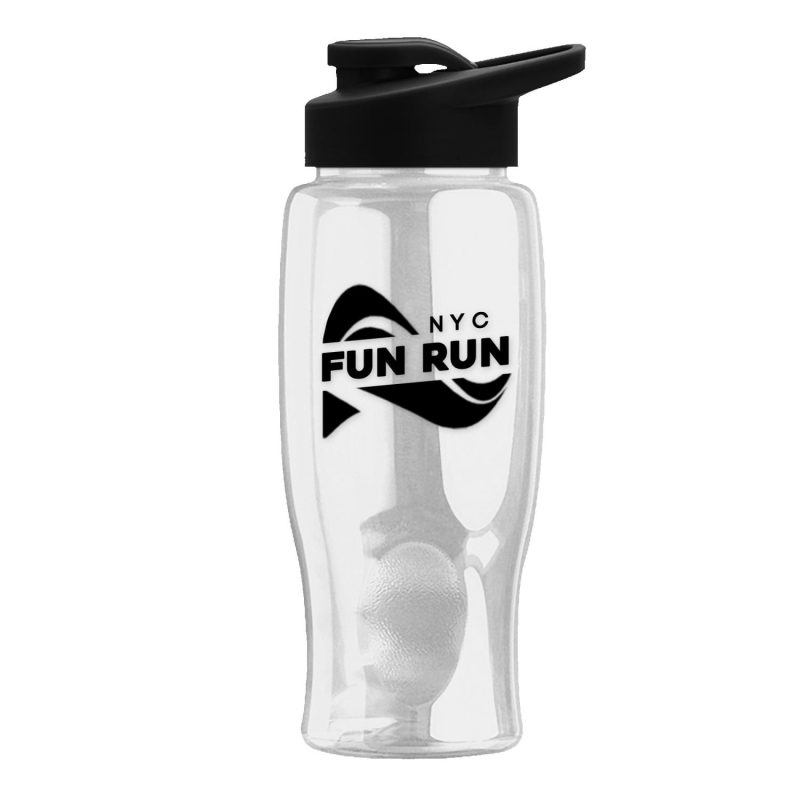Garyline® Poly+ Bottle with Drink-Thru Lid - 27 oz.-1