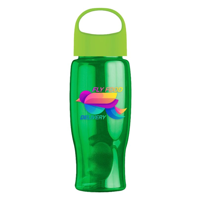 Garyline® Poly+ Bottle with Oval Crest Lid - 27 oz.-4