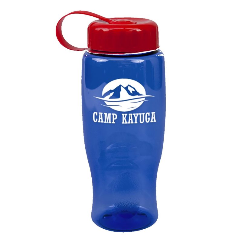 Garyline® Poly+ Bottle with Tethered Lid - 27 oz.-3