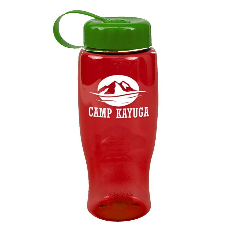 Garyline® Poly+ Bottle with Tethered Lid - 27 oz.-7