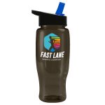 Garyline® Poly+ Recycled Bottle with Flip-Straw Lid - 27 oz.-2