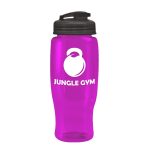 Garyline® Poly+ Recycled Bottle with Flip-Top Lid - 27 oz.-7