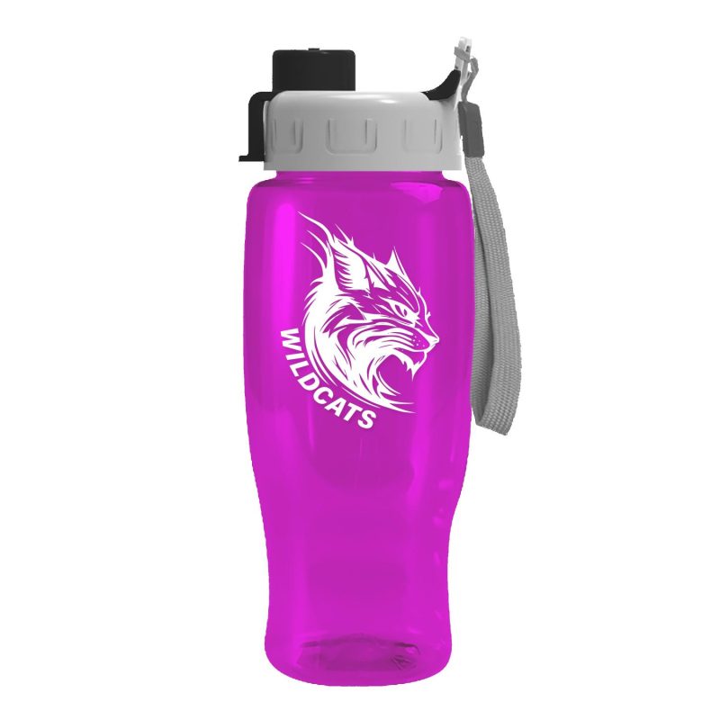 Garyline® Poly+ Recycled Bottle with Quick-Snap Lid - 27 oz.-5