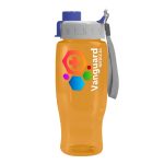 Garyline® Poly+ Recycled Bottle with Quick-Snap Lid - 27 oz.-6