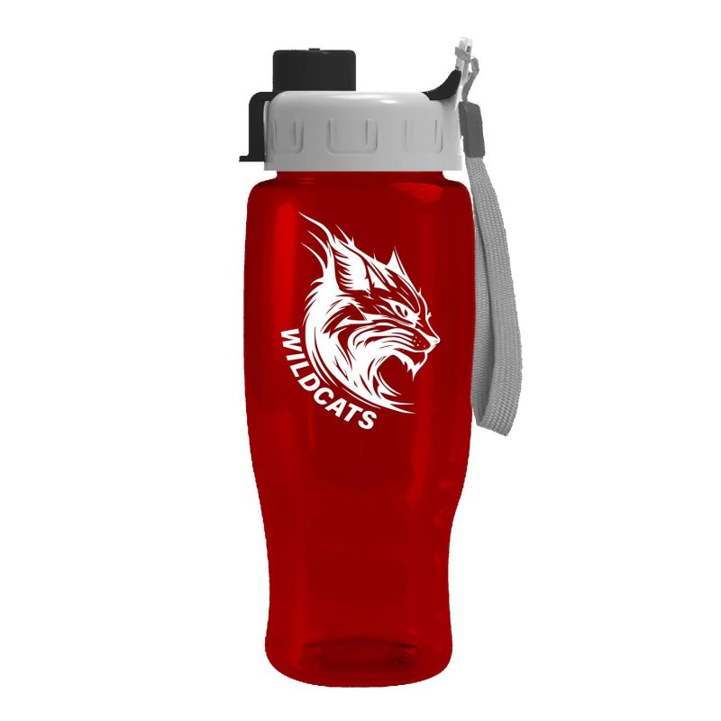 Garyline® Poly+ Recycled Bottle with Quick-Snap Lid - 27 oz.-7