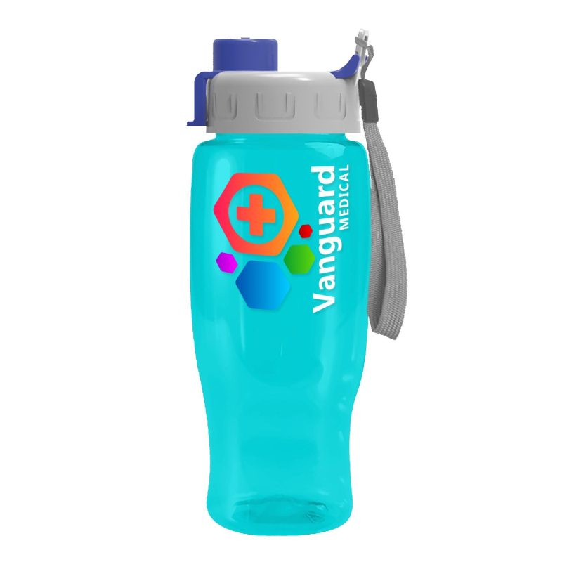 Garyline® Poly+ Recycled Bottle with Quick-Snap Lid - 27 oz.-8