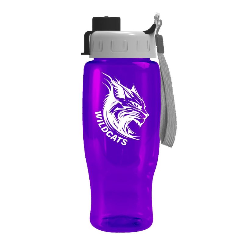 Garyline® Poly+ Recycled Bottle with Quick-Snap Lid - 27 oz.-9