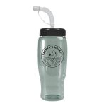 Garyline® Poly+ Recycled Bottle with Straw Lid - 27 oz.-1