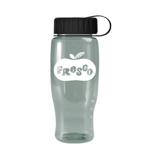 Garyline® Poly+ Recycled Bottle with Tethered Lid - 27 oz.-1