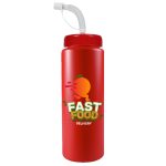 Garyline® Quart Sport Bottle with Straw Lid - 32 oz.-6