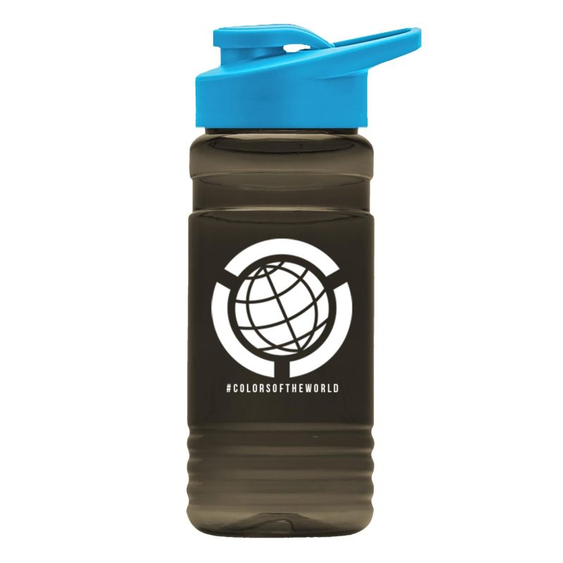 Garyline® RPET Bottle with Drink-Thru Lid - 20 oz.-4