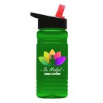 Garyline® RPET Bottle with Flip-Straw Lid - 20 oz.-6